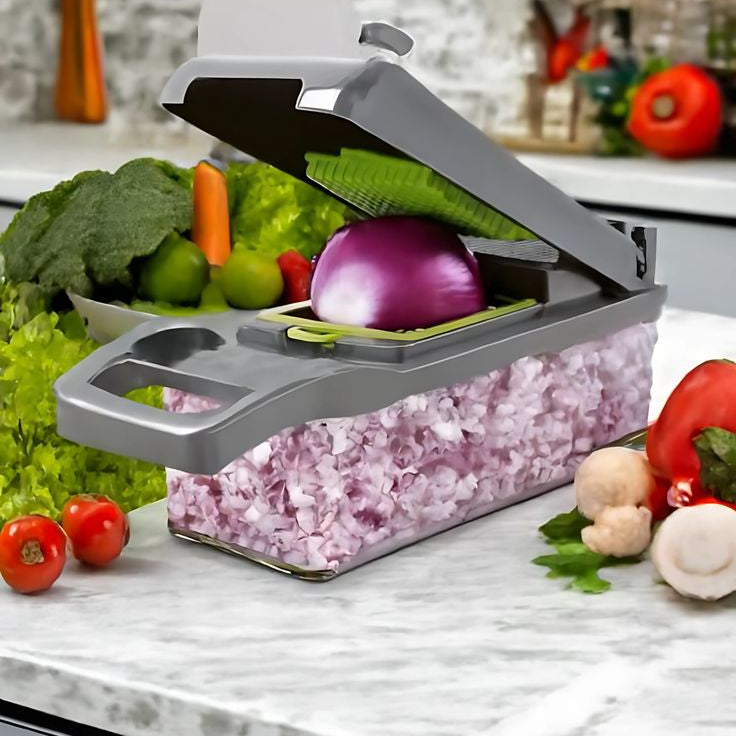 Vegetable Chopper 18 Pcs Set Manual