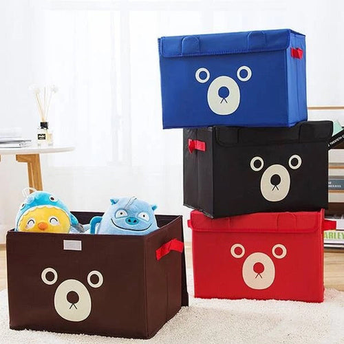 1 Pc Panda Design Folding Storage Bins