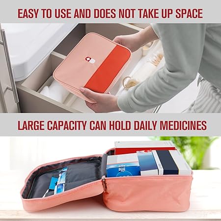 Empty Medicine Pills Storage Box Organizer