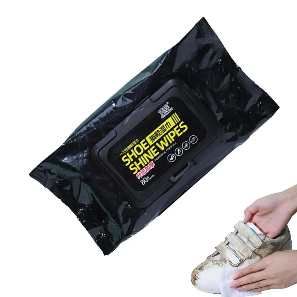 Shoe Wipes | 80 Pcs Instant Cleaner