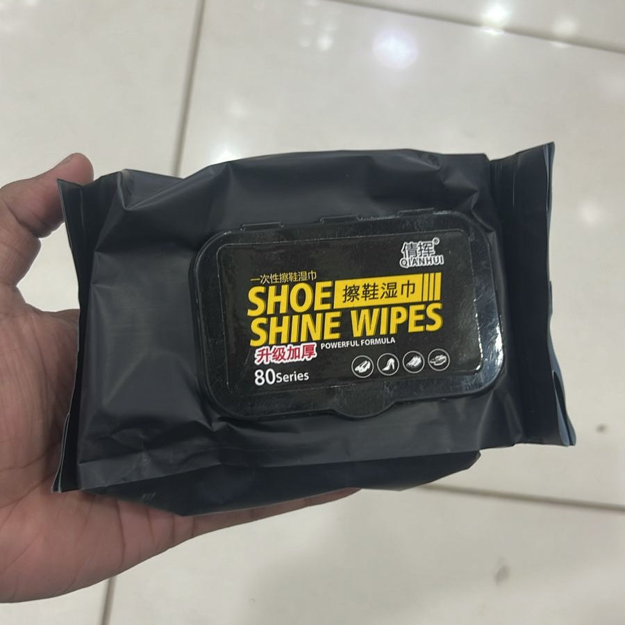 Shoe Wipes | 80 Pcs Instant Cleaner