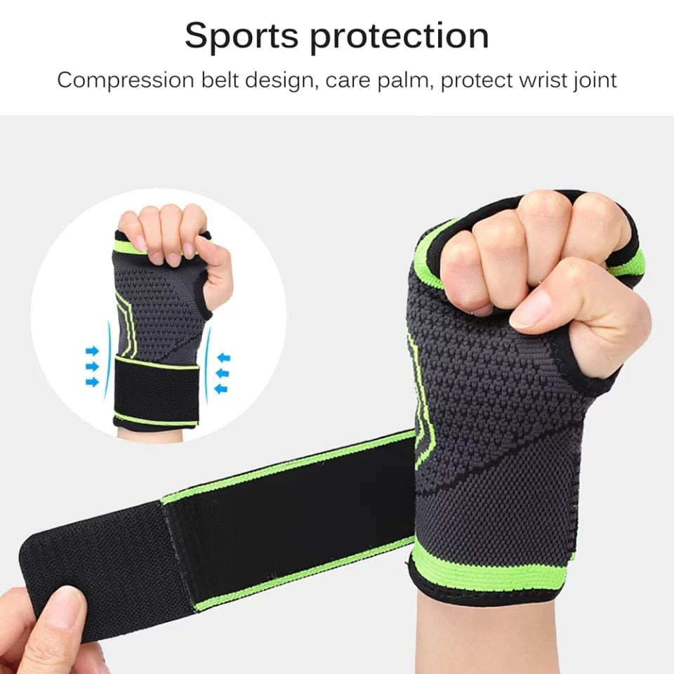 1Pc Professional Wrist Support Sleeve Half Finger