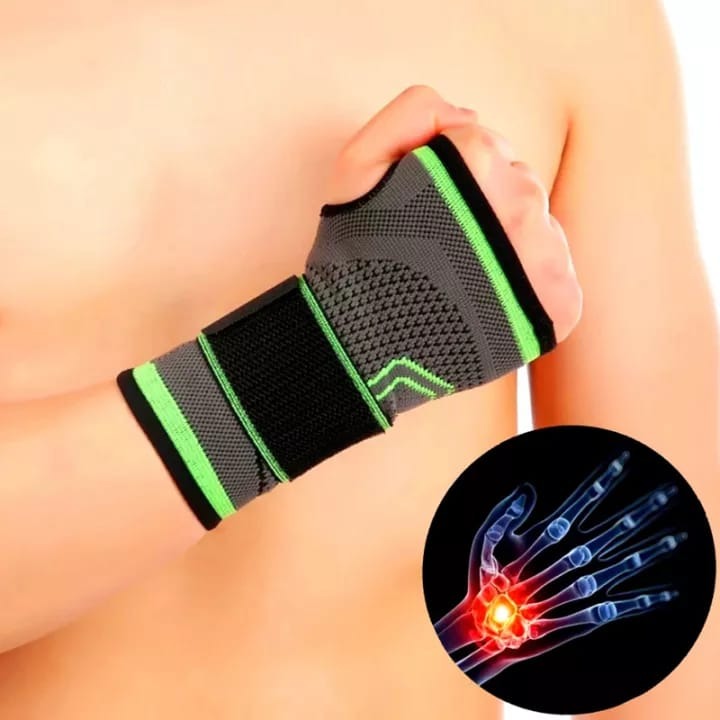 1Pc Professional Wrist Support Sleeve Half Finger