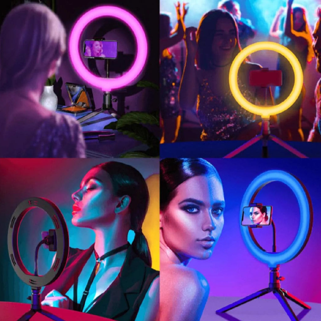 RGB Ringlight 26 CM MJ26 With Mobile Holder
