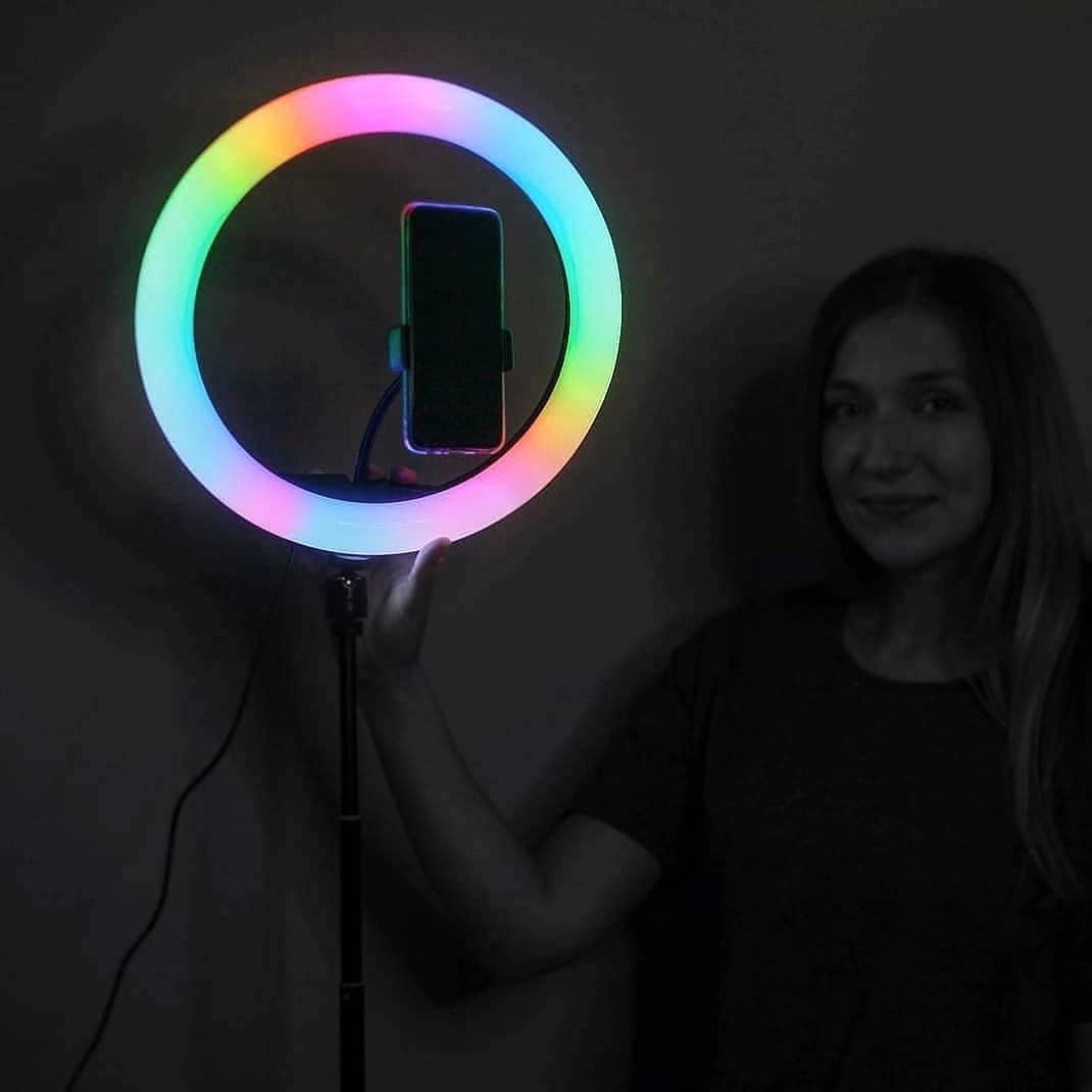 RGB Ringlight 26 CM MJ26 With Mobile Holder