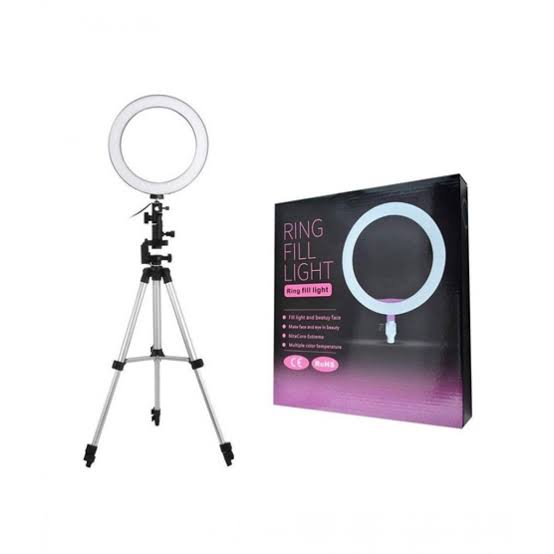 Portable 10-Inch LED Ring Light with 7 Feet Adjustable