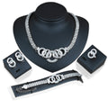 Fashion Jewelry Women Luxury 4pcs/Set Gold