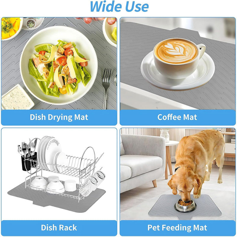 SILICONE DISH DRYING MAT