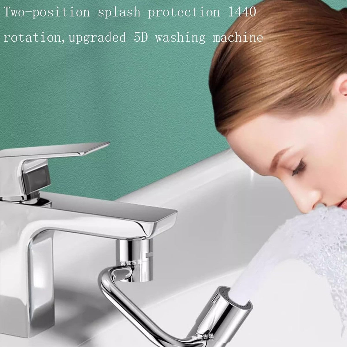 Flexible 1080° Faucet Extender – Dual Modes