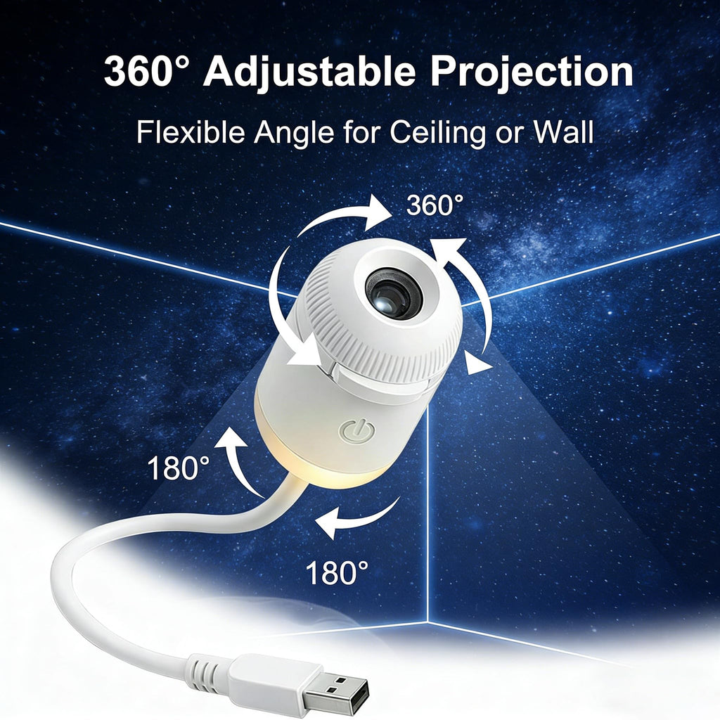 Aurora Galaxy Projection Lamp ✨