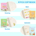 Pack Of 4 Kids Magic Practice Books